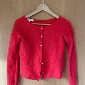 Sezane Gaspard Cardigan. Red XS
